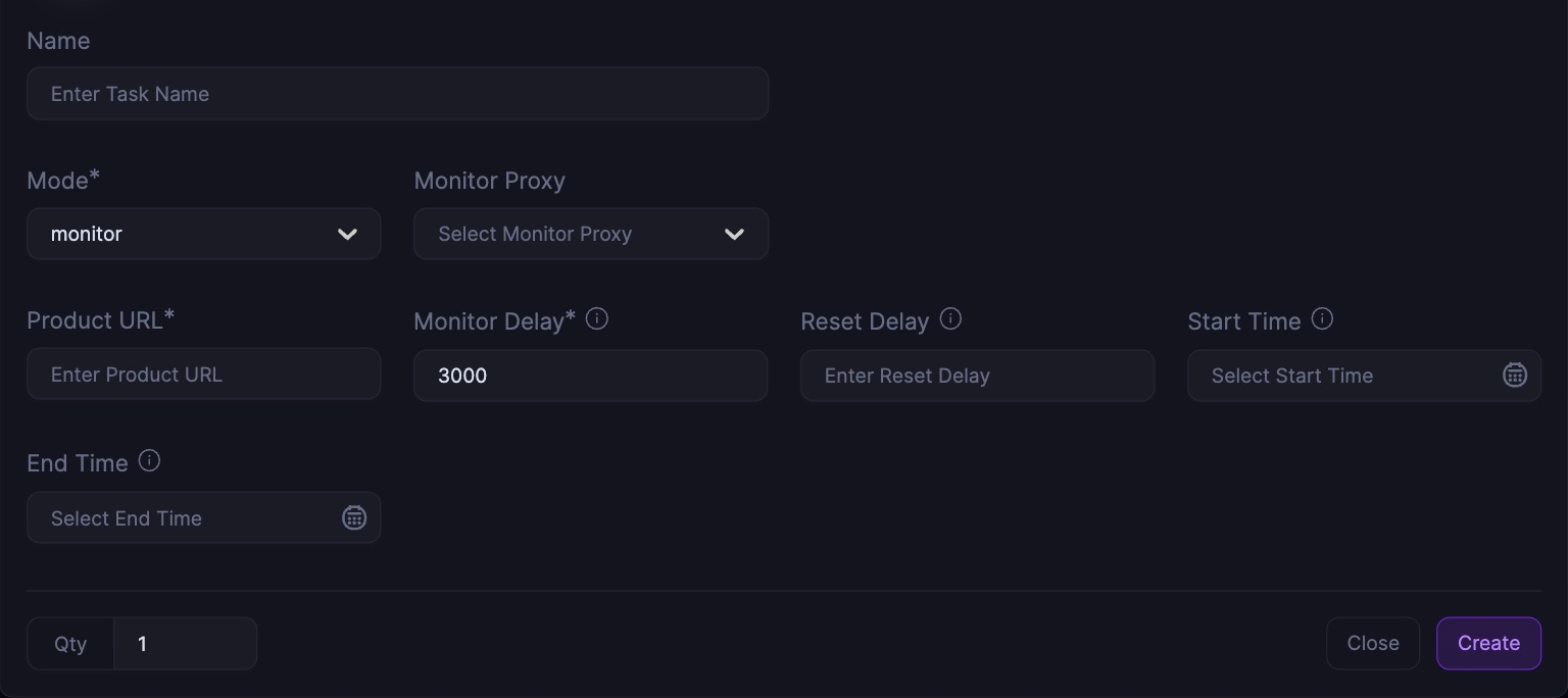 HMV Monitor task settings in Stellar 4.0