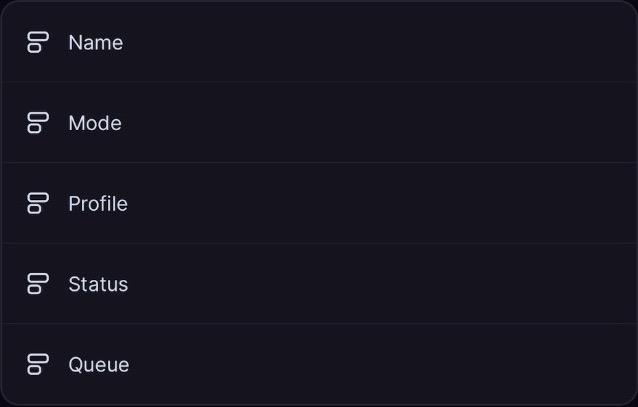 In a supported group, open Sort and choose Queue.