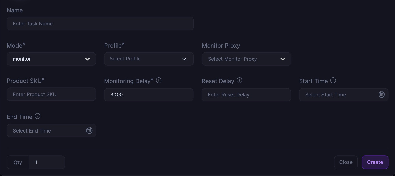 MediaMarkt Monitor task settings in Stellar 4.0